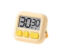 Timer da cucina per cucina, display LCD trasparente magnetico a due vie, conto alla rovescia a due vie, orologio con timer a cifre grandi con supporto, per bollire le uova, grigliare, fitness learning