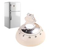 Timer da cucina per cucinare | 60 minuti senza batterie necessarie, timer meccanico da cucina, per scuola casa Aula residenza appartamento studenti chef appassionati di sport