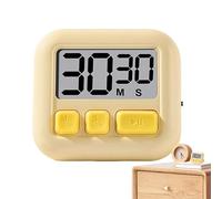 Timer da cucina per cucinare - Conto alla rovescia, conto al posto, magnetico, con batterie, timer multifunzione per lettura e doccia, per pasticceria, fitness, apprendimento, uova bou