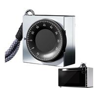 Timer da cucina per cucinare e cuocere, sveglia meccanica a breve termine con allarme, timer forte con tracolla - per palestra e scrivania, tavolo, posto di lavoro, aule, casa