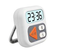Timer da cucina per cucinare magnetico display LCD trasparente orologio | Timer digitale per bambini, per chef professionisti, anziani, bambini, barbecue, aule, studio, allenamento, casa, ufficio