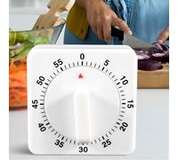 Timer da cucina per cucinare, orologio magnetico da cucina con allarme forte, timer meccanico per uova per cucina, senza batterie, supporto magnetico, utensili da cucina intelligenti