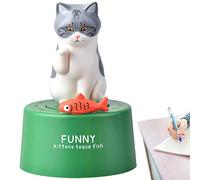 Timer Da Cucina Per Gatti - Timer Meccanico Gatti, Timer Per Uova Con Conto Alla Rovescia | Decorazione Timer Da Cucina, Timer Da Cucina A Forma Di Gatto, Movimento Meccanico A Risparmio Ene