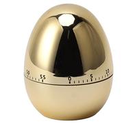 Timer da Cucina per Uova, Conto alla Rovescia da 60 Minuti, Allarme Manuale Rotante Meccanico, Timer da Cucina con Conto alla Rovescia Visivo per Apprendimento della Cucina(Oro)