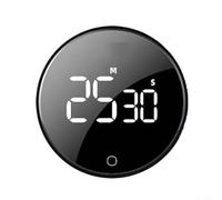Timer da cucina ricaricabile tramite USB a torsione per cucinare, studiare e cronometrare gli intervalli di fitness, costruzione in materiale ABS (B)