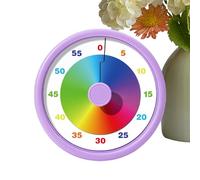 Timer da cucina Silent Time Management Learning Tool | Rainbow Disk Piccolo timer visivo per casa, scuola, cucina, camera da letto, biblioteca, scrivania, palestra, lavoro