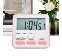 Timer da cucina, sveglia digitale silenziosa, timer da cucina con grande schermo e conto alla rovescia, per bambini, adulti, ragazzi, ragazze, aula, griglia, cuocere, riunioni, cucinare, studiare
