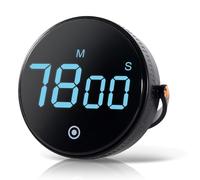 Timer da cucina,Timer da Cucina Magnetico, Digital Timer da Cucina con Display LCD e Magnete, Timer Cucina con Magnetico e Supporto per Cucinare, per Cucinare, Palestra, Heim Fitness Klassenzimmer
