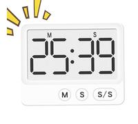 Timer Da Cucina - Timer Digitale Per Alimenti, Timers Da Cucina, Strumento Di Gestione Del Silenzioso, Grandi Cifre Da Cucinas Timers Per La Scuola, Casa, Sala Studio, Dormitorio, Apparta