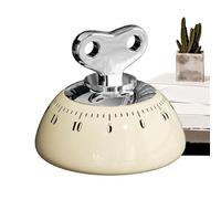 Timer da cucina - Timer meccanico ABS | Conto alla rovescia da 60 minuti da 3 pollici | Timerdi allarme ad alto volume senza batteria con supporto magnetico per cucinare, cuocere, studiare fitness