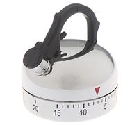 Timer da cucina, timer per conto alla rovescia da cucina digitale, timer da cucina per 60 minuti, timer meccanico a forma di teiera, strumenti di conteggio (colore: A, taglia: taglia unica)