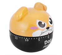 Timer da Cucina, Timer per Uova Simpatico Cane Meccanico Manuale Timer da 60 Minuti per Cucinare con Superficie Liscia per Cuocere Al Forno, Friggere, Cucinare Uova, Biscotti