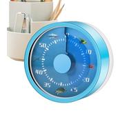 Timer da Cucina Visivo da 60 Minuti | Meccanico e Senza Batterie con Allarme Forte da 72dB | Ideale per Cucinare, Infornare, Studiare e come Timer Pomōdoro per la Gestione del Ţempo in Ufficio