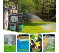 Timer da Giardino Doppia Presa in Ottone con Durata Irrigazione da 1 a 360 Minut