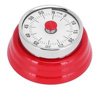 Timer da meccanico magnetico, allarme di conto alla rovescia manuale per la cottura e la gestione del tempo, non necessita di batteria, promemoria udibile a 72 dB con quadra (Temporizzatore visivo: