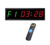 Timer da palestra da 2,3 pollici, timer a intervalli LED con conto alla rovescia digitale orologio da parete timer for fitness, cifre da 2,3 pollici verso il basso/su orologio cronometro for la casa