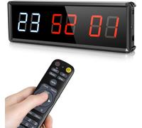 Timer Da Palestra Orologio Da Parete Digitale, 1.8" Intervallo Timer Fitness LED