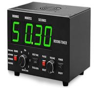 Timer da palestra, timer a intervalli, timer per allenamento, timer da boxe, timer da palestra, orologio a intervalli con cicalino, timer per allenamento a intervalli a LED per garage di casa e all'