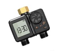 Timer di irrigazione automatico a 2 zone, controller di irrigazione intelligente ricaricabile USB con timer a doppio canale, irrigatore programmabile per piante per fiori e ortaggi, interni ed esterni