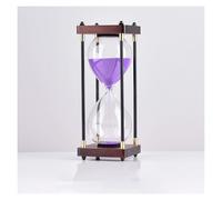 timer di legno, Clessidra Timer multicolore 30/45/60 minuti(Purple,30 minutes)