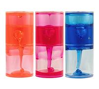 Timer di melma sensoriale liquida per autismo, esigenze sensoriali, ADHD, stress, ansia. Fidget sensoriale per bisogni speciali dell'autismo. _GENITORE - OOZE TIMERS (rosa)