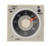 Timer di Ritardo, H3CR-A Tipo di manopola Relè di ritardo Temporizzatore, da 0,5 secondi a 300 ore 0,55s Tempo di ripristino 100-240 V CA 100-125 V CC (11 pin)