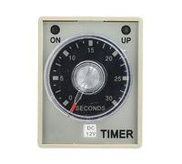 Timer di ritardo Timer relè, 30S 8 pin Timer relè 35mm Guida DIN per sistema di automazione industriale 12V/24V/110V/220V(DC12V)