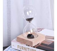Timer di Sabbia per Clebra per Clessidra Magnetica con Magnete, Timer di Vetro di Vetro in Legno Creativo per Decorazione, di Compleanno del Festival, Strumento di Rilascio di Pressione, Ornamento