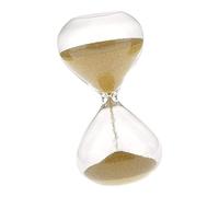 Timer di sabbia per clessidra a sabbia dorata da 3 minuti di sabbia Misura decorazione della scrivania per la casa, bancone del tempo