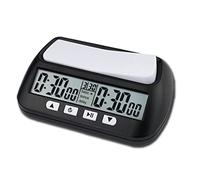Timer di Scacchi di Scacchi di Scacchi Clock Clock Digitale con Funzione di Allarme Audace per Scacchi e Checkers YS 902 Black English Version