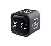 Timer di studio silenzioso con vibrazione per messa a fuoco della | USB ricaricabile 500mAh, modalità di spegnimento automatico, basso per batteria per flash, luce di carica verde