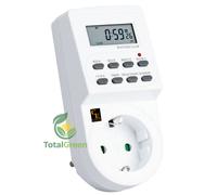 Timer digitale 1 canale 16a 3680w programma giornaliero settimanale growbox