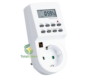 Timer digitale 1 canale 16a 3680w programma giornaliero settimanale growbox