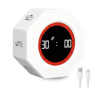 Timer digitale a gravità, 1/3/5/15/30/60/90 minuti, conto alla rovescia, Pomodoro Timer cubo cubo esagonale, per lavoro, ADHD, ufficio, compito, riunione, apprendimento