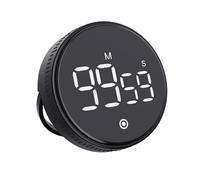 Timer Digitale, Avviso Volume Timer Presa Timer Luce per Lampade Stand Studente Interno (BLACK)