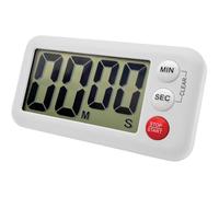 Timer digitale con conto alla rovescia e cronometro per scrivania da cucina | Traccia facilmente i conti alla rovescia e le funzioni del cronometro con un display chiaro e un supporto retrattile.