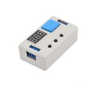 Timer digitale da 12 V per relè con display a LED| Interruttore di ritardo regolabile da 0,1 s a 999 min | Supporta alimentazione/pulsante/PNP/PLC Trigger | Basso consumo energetico per uso