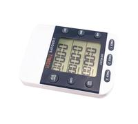 Timer digitale da cucina Cooking a 3 canali, simultaneo Timing Count Up / Down con magnete e clip posteriore, timer da cucina