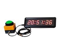 Timer digitale da parete con display a LED, modalità temporizzate multiple per gare di velocità e concorsi di dibattito