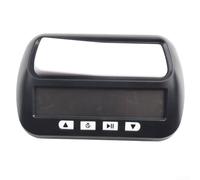 Timer digitale di scacchi per giochi da tavolo, conto alla rovescia, cronometro con sveglia e impostazioni di tempo preimpostate (nero)