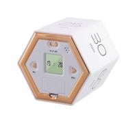 Timer digitale esagonale con sensore di gravità per cucinare, studiare, lavorare in ufficio, 1/5/10/25/30/60 minuti preimpostato conto alla rovescia, silenzioso o per modalità anello, design tascabile