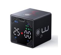 Timer digitale magnetico, timer da cucina per la cottura con silenzio, vibrazione e avvisi acustici, timer di pomodoro per ADHD, ufficio, attività, bambini, cucina