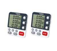 Timer digitale multifunzione a 3 canali con funzione di memoria, portatile, per cucina, laboratorio e sport, sveglia programmabile