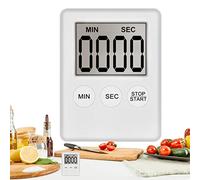 Timer digitale per conto alla rovescia, timer digitale da cucina, grande display con conto alla rovescia | Timer magnetico ad anello forte, volume regolabile e funzione di memoria, allarme forte per