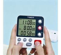 Timer digitale per cucinare fitness e studio con 3 tracce simultanee