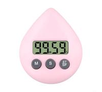Timer digitale per doccia con ventosa a risparmio energetico | Materiale ABS, allarme conto alla rovescia programmabile, riduce i costi dell'acqua, adatto per cucina o bagno