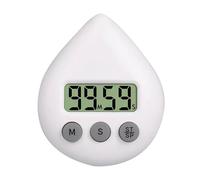 Timer digitale per doccia, impermeabile, strumento di temporizzazione digitale per doccia, a risparmio energetico, timer da lavoro con ventosa e display LCD per scuola, apprendimento, cucina, doccia