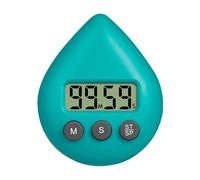 Timer digitale per doccia, impermeabile, strumento di temporizzazione digitale per doccia, a risparmio energetico, timer da lavoro con ventosa e display LCD per scuola, apprendimento, cucina, doccia