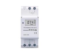 Timer digitale programmabile a 7 giorni con relè di controllo AC220V 230V 12V 24V 48V 16A 5 terminali 1NO 1NC 1 pz(30A,48V AC DC)