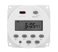 Timer Digitale Programmable Settimanale LCD 12V DC 16A CN101A per Accensione Automatica e Controllo